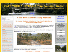 Tablet Screenshot of cape-york-australia.com